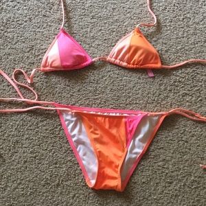 Victoria’s Secret colorblock bikini